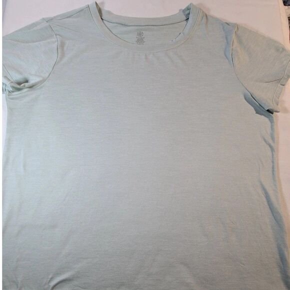 2-Pack GAIAM & Reebok Dri-Fit T-Shirts XL Green Blue Moisture-Wicking Tee - Picture 7 of 10